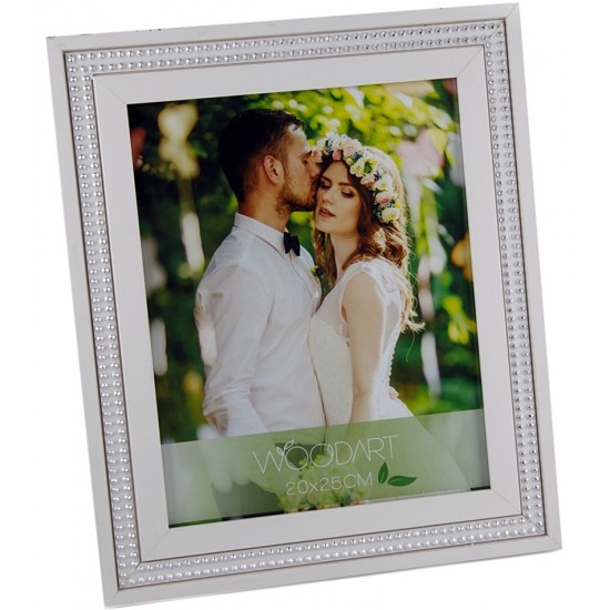 Porta Retrato 15x21cm Strass Branco